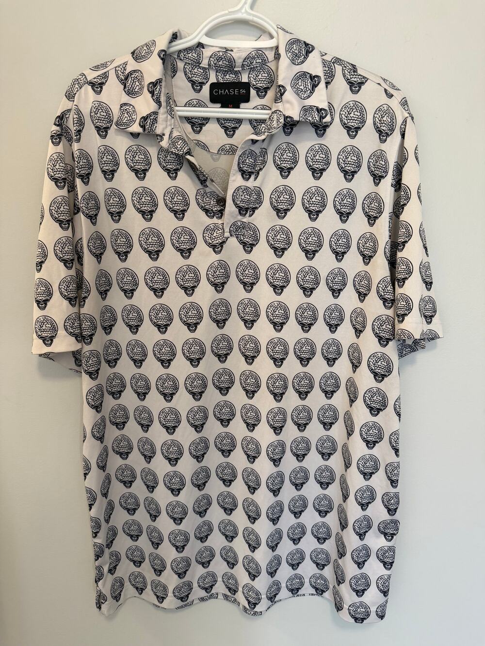 Chase 54 Alien Head Perfomance Golf Polo in Size M
